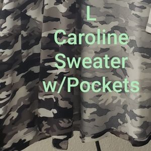 Brand new without tags L Caroline sweater with poc